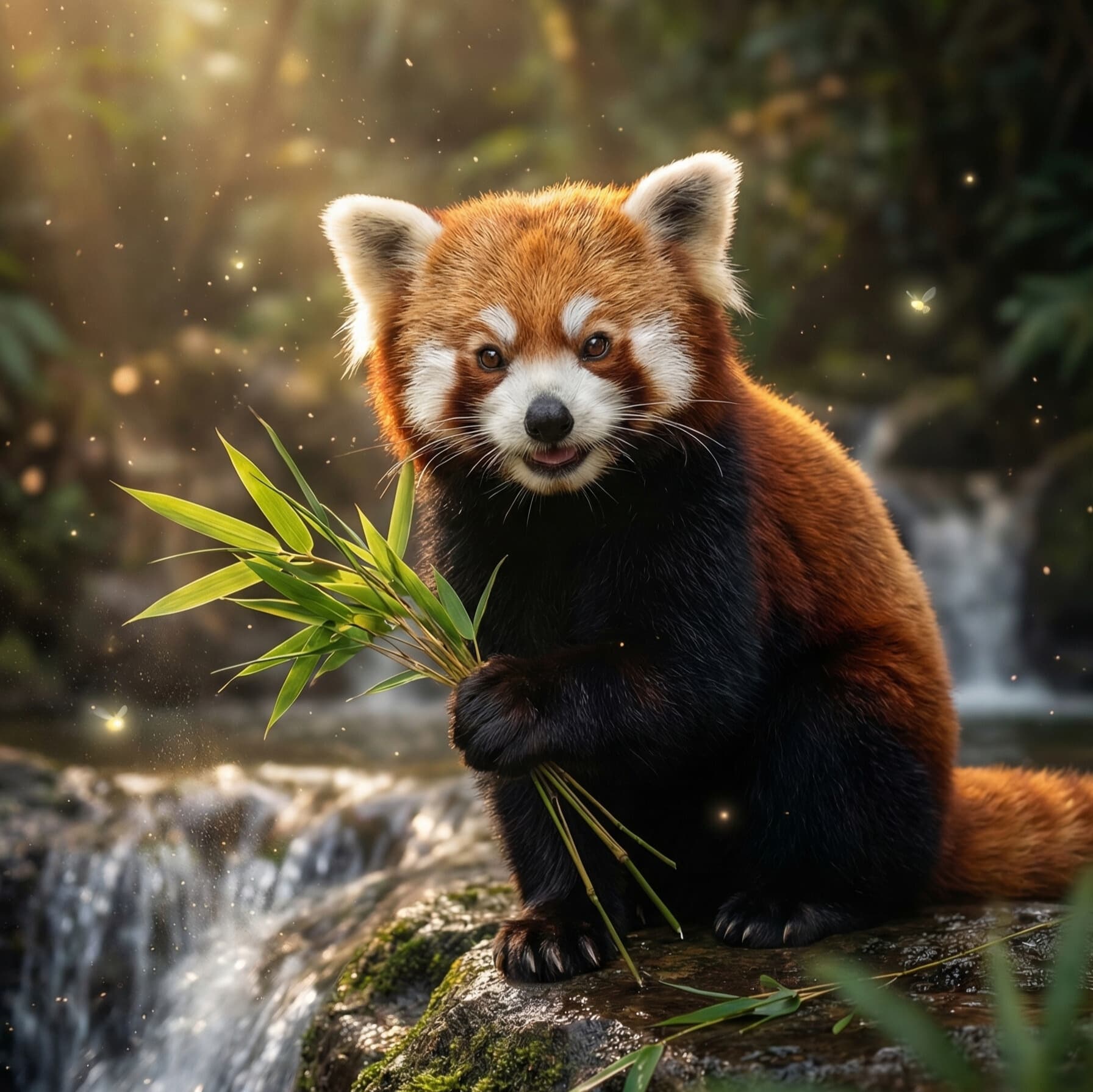 Imagem cinematográfica gerada no modo Animal